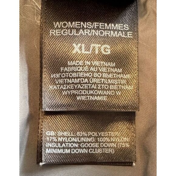 The North Face Jacket Coat XL Silver Goose Down Outdoors Winter Womens - Picture 5 of 5